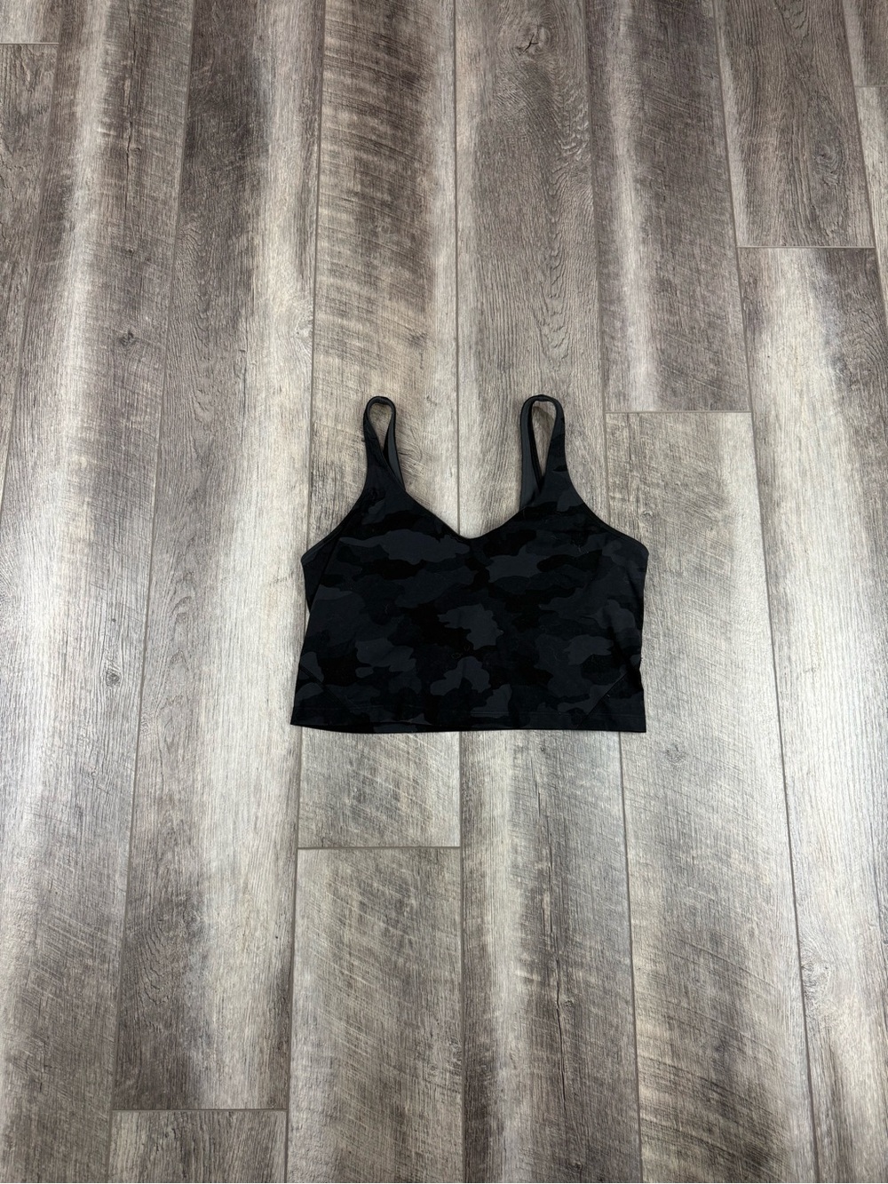 Lululemon Dark Grey Camo Align Tank Top